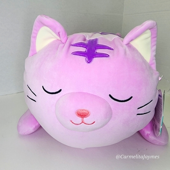 TABITHA 🐈💤 18" Purple Tabby Cat SleepAMallow Original Squishmallow ☆ NWT ☆ - Picture 2 of 11